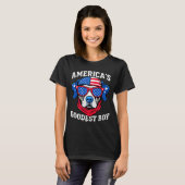 Amerika's Goedste Jongens Hond T-shirt (Voorkant volledig)