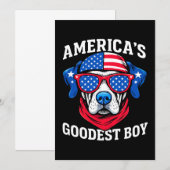 Amerika's Goedste Jongenshond Kaart (Voorkant / Achterkant)