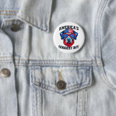 Amerika's Goedste Jongenshond Ronde Button 5,7 Cm (In situ)