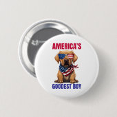 Amerika's Goedste Labrador Ronde Button 5,7 Cm (Voorkant /achterkant)