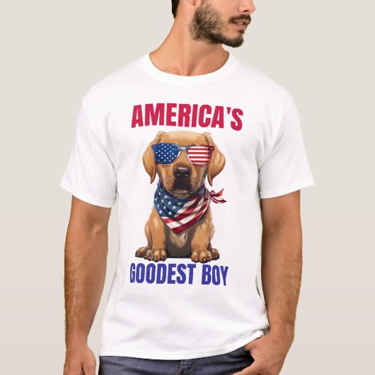 Amerika's Goedste Labrador T-shirt (Voorkant)