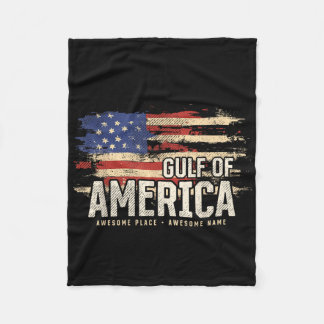 Amerika's Golf van Amerika Grunge Patriottisch Fleece Deken