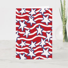 Amerika's golvende sterren en strepen kaart