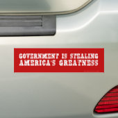 Amerika's grote Bumpersticker (Op auto)