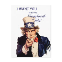 Amerika's oom Sam Happy Fourth of Juli