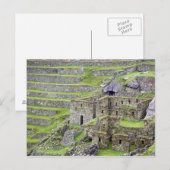 Amerika's, Peru, Machu Picchu. De oude 2 Briefkaart (Voorkant / Achterkant)
