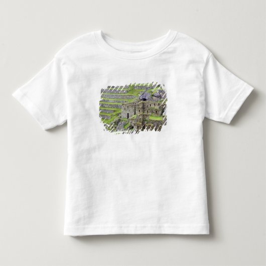 Amerika's, Peru, Machu Picchu. De oude 2 Kinder Shirts (Voorkant)