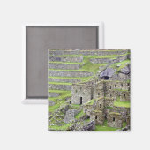 Amerika's, Peru, Machu Picchu. De oude 2 Magneet (Voorkant / Achterkant)