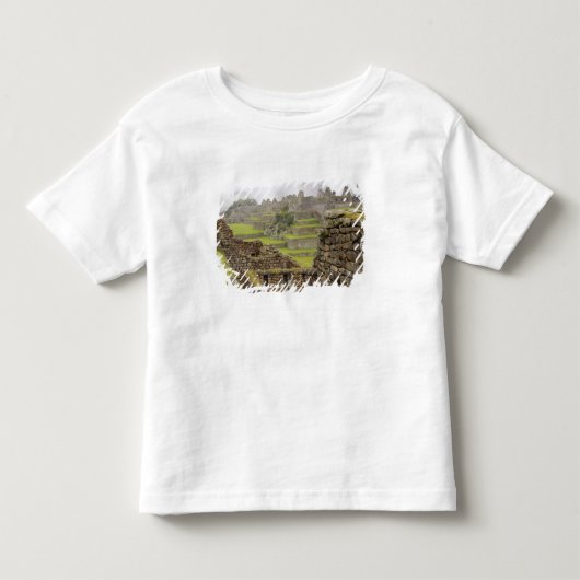 Amerika's, Peru, Machu Picchu. De oude Kinder Shirts (Voorkant)