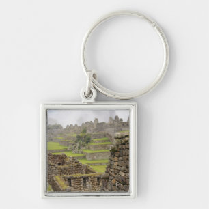 Amerika's, Peru, Machu Picchu. De oude Sleutelhanger