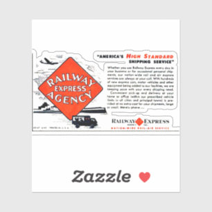 Amerika's Railway Express Sticker