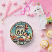 Amerika's Route 66 Papieren Kommen (Feest)