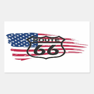 Amerikas Route 66 Rechthoekige Sticker