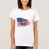 Amerikas Route 66 T-shirt (Voorkant)