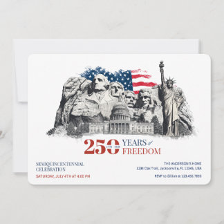Amerika's Semi-quintcentennial 250 Jaar Vrijheid Kaart
