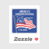 Amerika's Semiquincentennial 1776-2026 USA 250 Sticker (Vel)