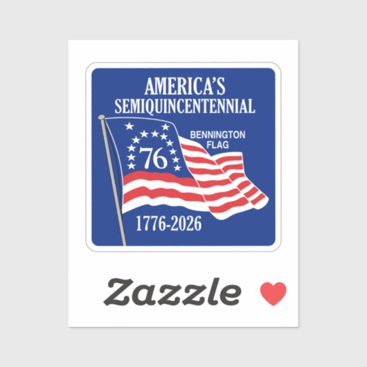 Amerika's Semiquincentennial 1776-2026 USA 250 Sticker (Vel)