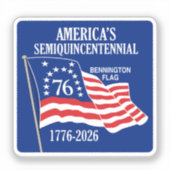 Amerika's Semiquincentennial 1776-2026 USA 250 Sticker (Voorkant)