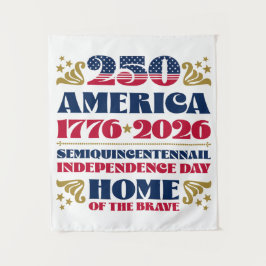 Amerika's Semiquintcentennial Patriotic Tapestry Wandkleed