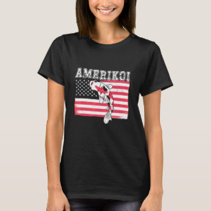 Amerikoi Japanse Koi Karper Nishikigoi Visliefhebb T-shirt