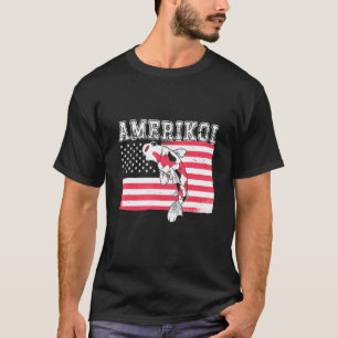 Amerikoi Japanse Koi Karper Nishikigoi Visliefhebb T-shirt