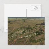 Amerindan Village. Seizoensgebonden overstroomd Briefkaart (Voorkant / Achterkant)
