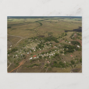 Amerindan Village. Seizoensgebonden overstroomd Briefkaart