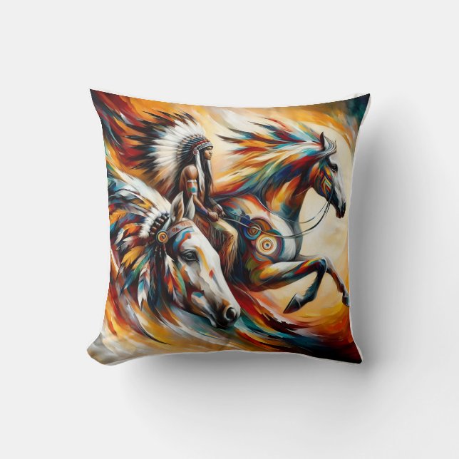 amerindian oil kleurloos kussen (Voorkant)
