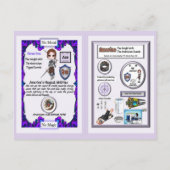 Amerine - Knight Americium Sword Briefkaart (Achterkant)