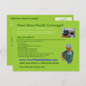 AmeriPlan Health Coverage Postcard Briefkaart (Voorkant / Achterkant)