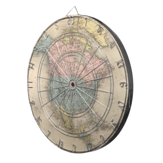 Amerique du Nord. Dartbord (Voorkant Rechts)