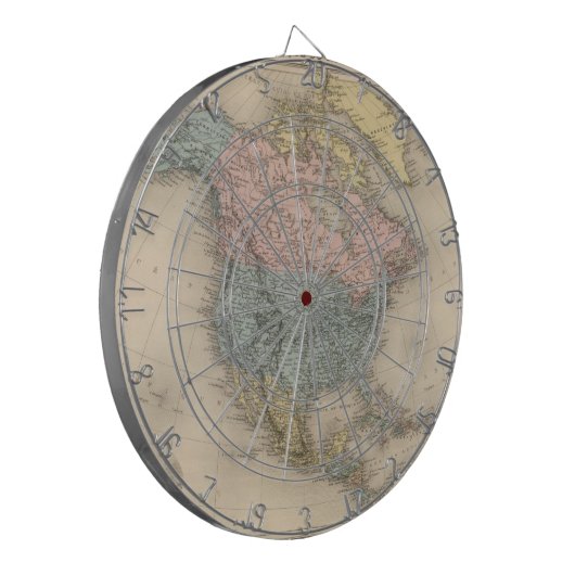Amerique du Nord. Dartbord (Voorkant Links)