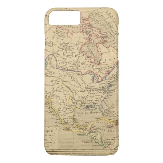 Amerique Septentrionale en 1840 Case-Mate iPhone Case (Achterkant)