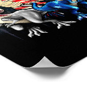 AMERISAURUS Dinosaur 4 juli Onafhankelijkheid Poster (Hoek)