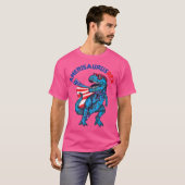 Amerisaurus Rex 4 juli Shirt dinosaurus Amerisa (Voorkant volledig)
