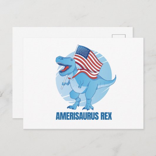 Amerisaurus Rex Briefkaart (Voorkant / Achterkant)