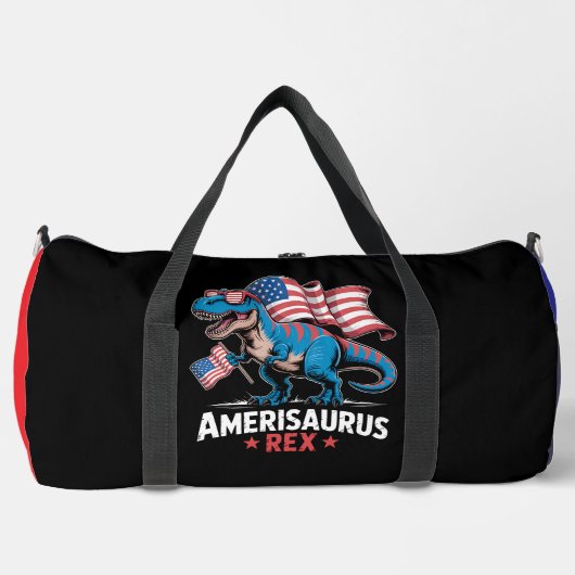 Amerisaurus Rex Patriottische Dinosaur  Plunjezak (Voorkant)