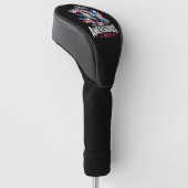 Amerisaurus T Rex Dinosaur 4 juli VS Amerikaans Golfheadcover (Schuin)
