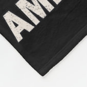 Amerisaurus T-Rex Patriottische Vlag 4 Juli D Fleece Deken (Hoek)