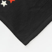 Amerisaurusrex Amerikaanse vlag Schattigee dinosau Fleece Deken (Hoek)