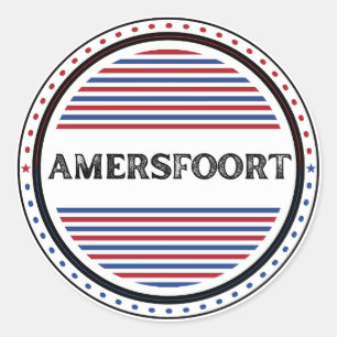 Amersfoort City Pride Embleem – Nederlandse identi Ronde Sticker