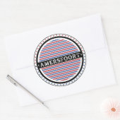 Amersfoort City Pride Emblem – Dutch Identity Ronde Sticker (Envelop)