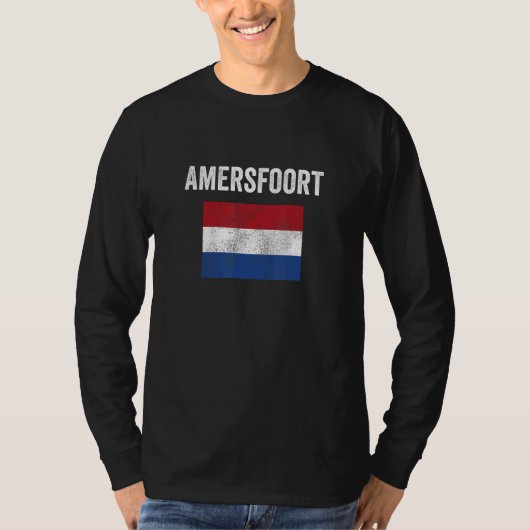 Amersfoort Nederland City Netherlands Dutch Flag H T-shirt (Voorkant)