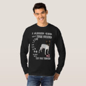 Amertoy Dog mam Dad Art, Cute American Speelgoed F T-shirt (Voorkant volledig)