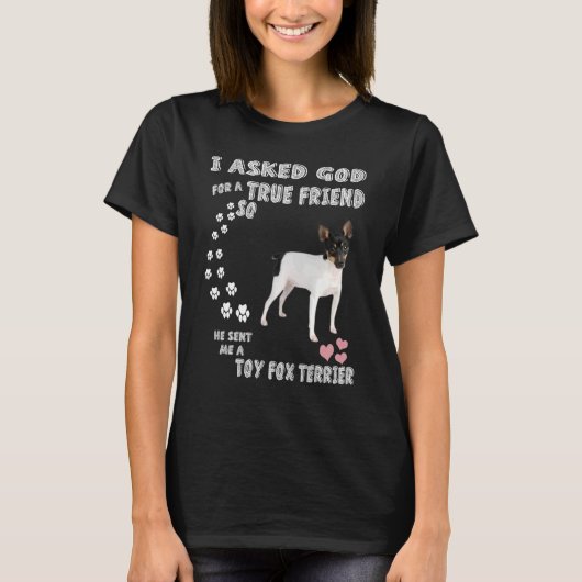 Amertoy Dog mam Dad Art, Cute American Speelgoed F T-shirt (Voorkant)