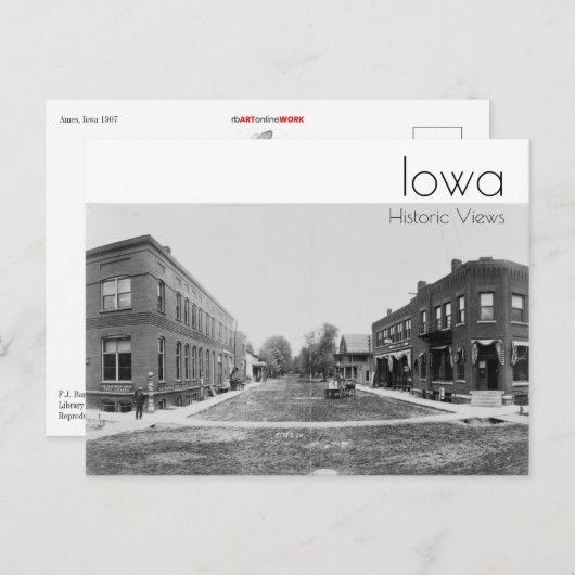 Ames, Iowa Briefkaart (Voorkant / Achterkant)