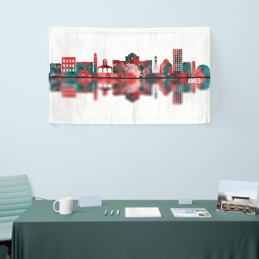 Ames Iowa Skyline Spandoek (Beurs)