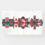 Ames Iowa Skyline Spandoek (Horizontaal)