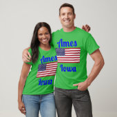 Ames Iowa Stijlvolle Prints 2 T-shirt (Unisex)