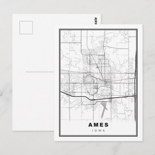 Ames Kaart (Voorkant / Achterkant)